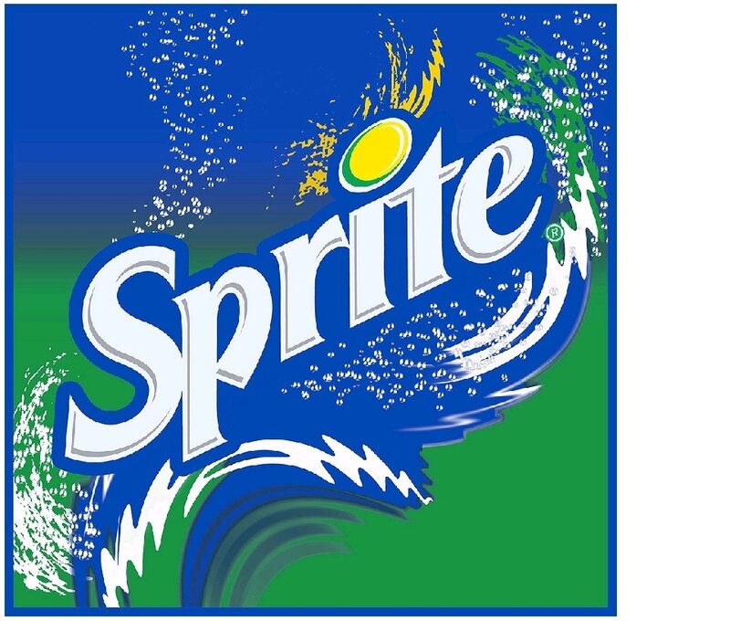 Sprite logo with bubbles