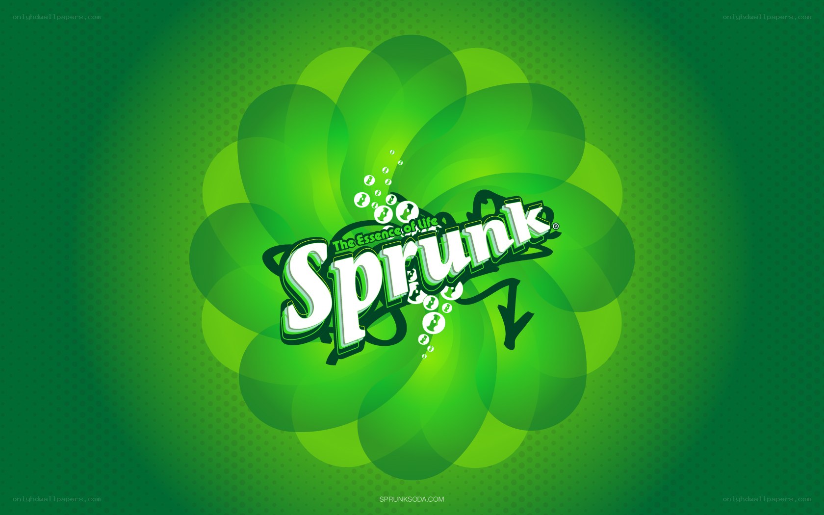 Sprunk soda logo design