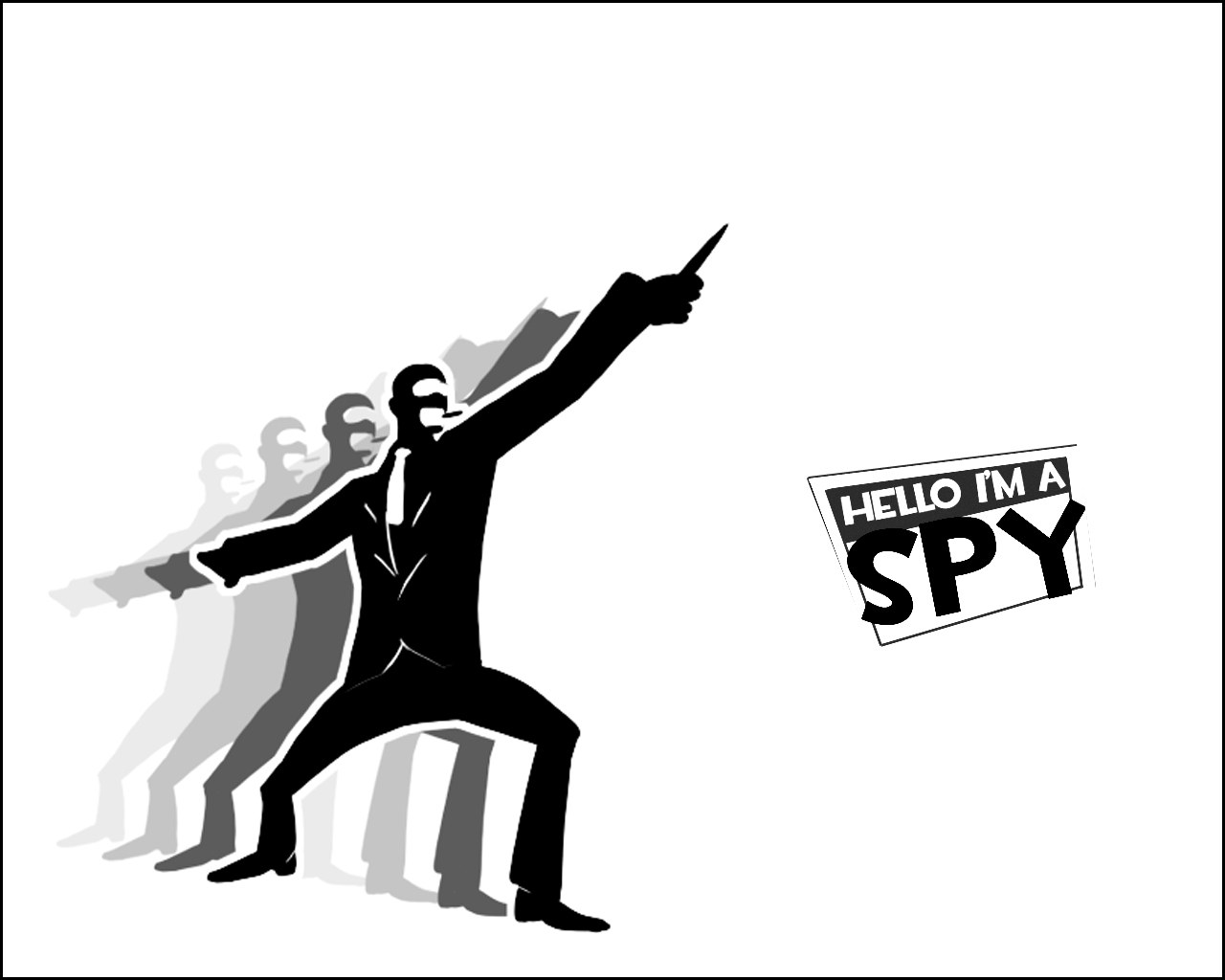 spy character illustration
