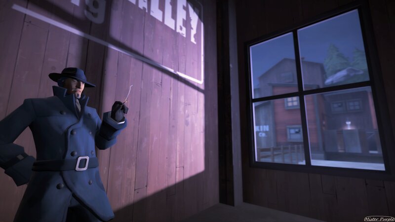 Spy Character in Coat