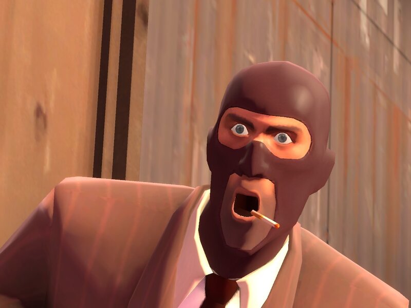 spy character with cigarette