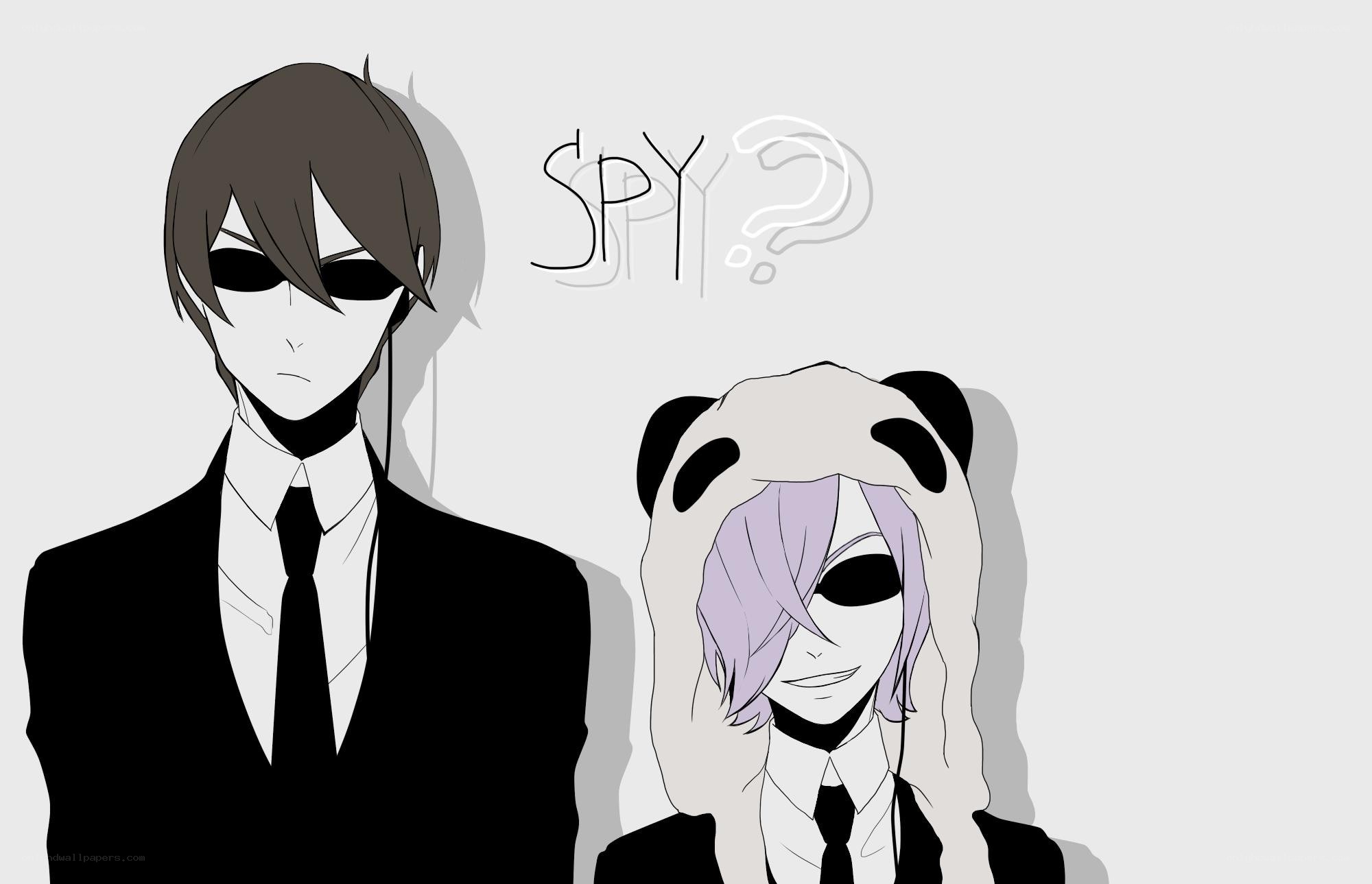 spy characters in suits