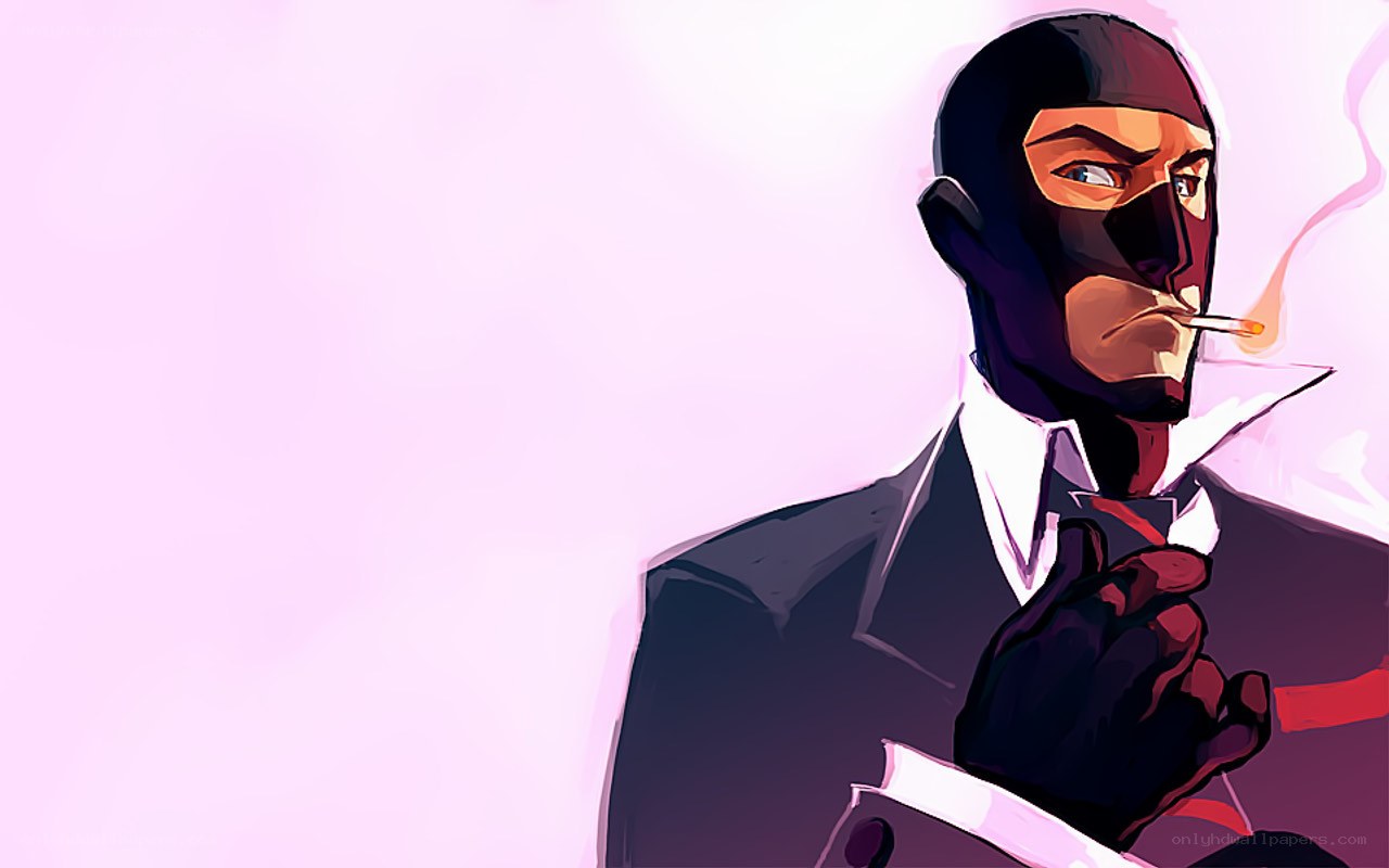 spy in a black mask