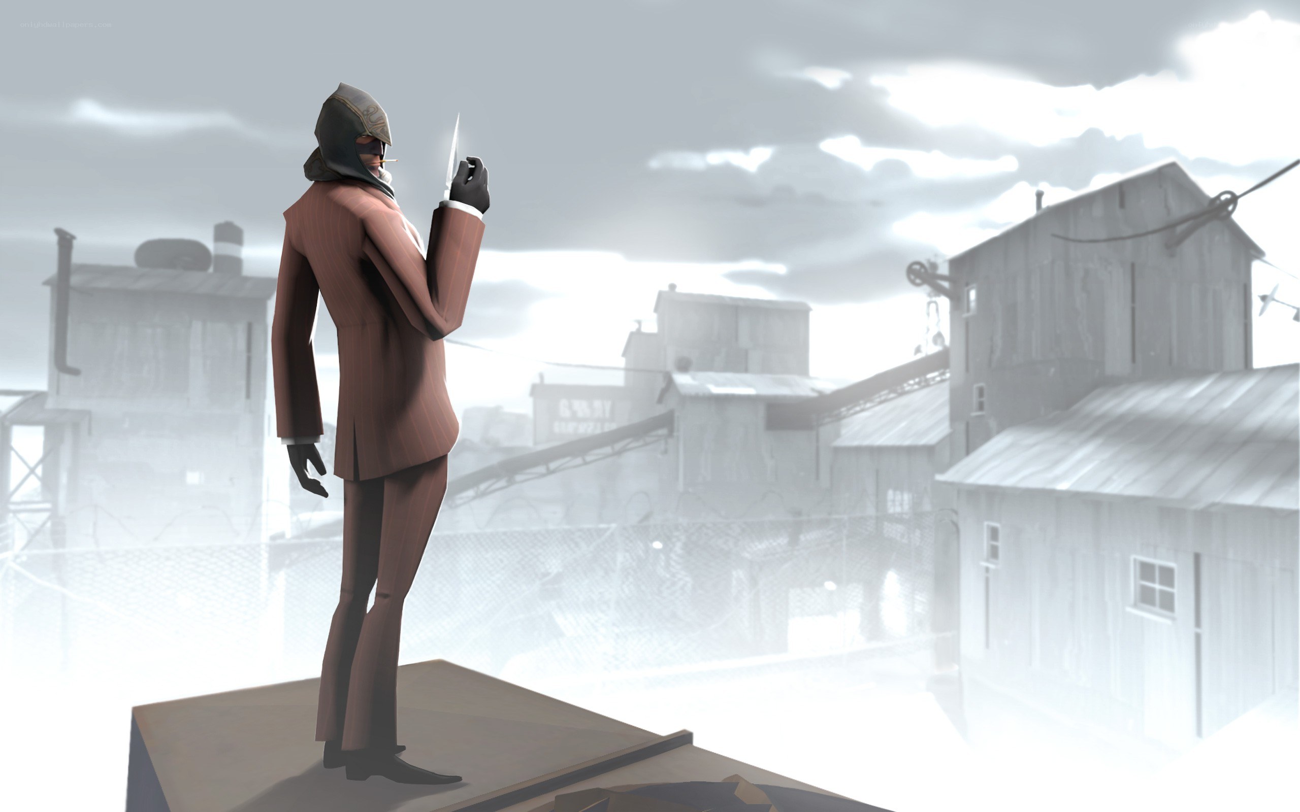 spy in a brown suit