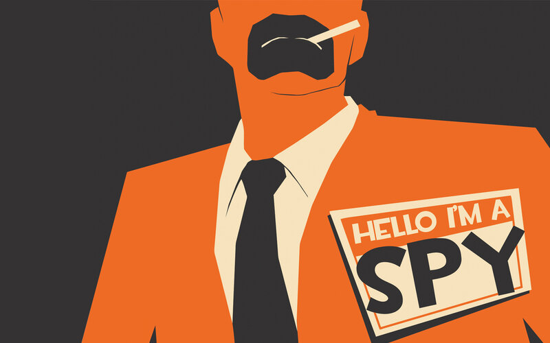spy in orange suit