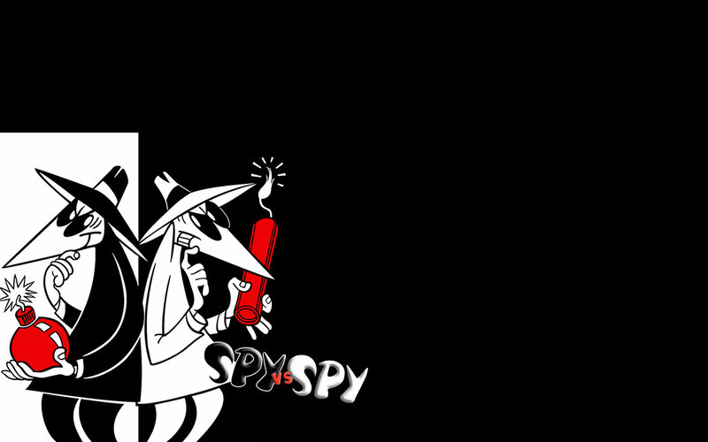 Spy vs Spy cartoon art