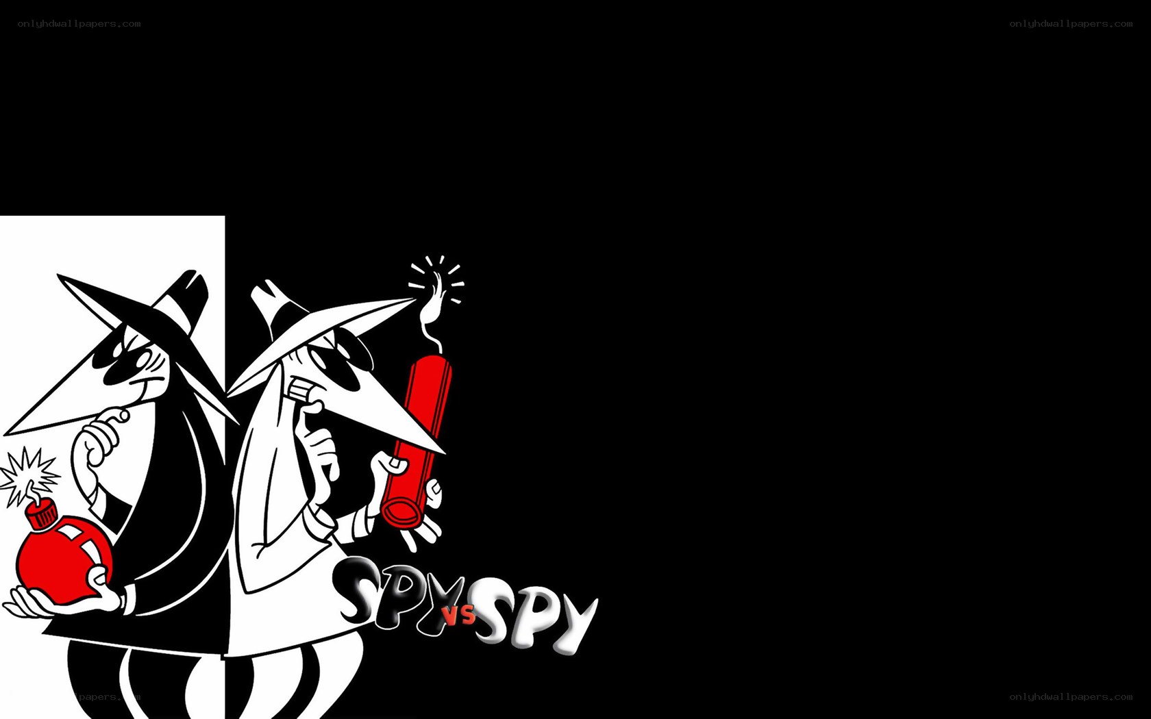 Spy vs Spy cartoon art