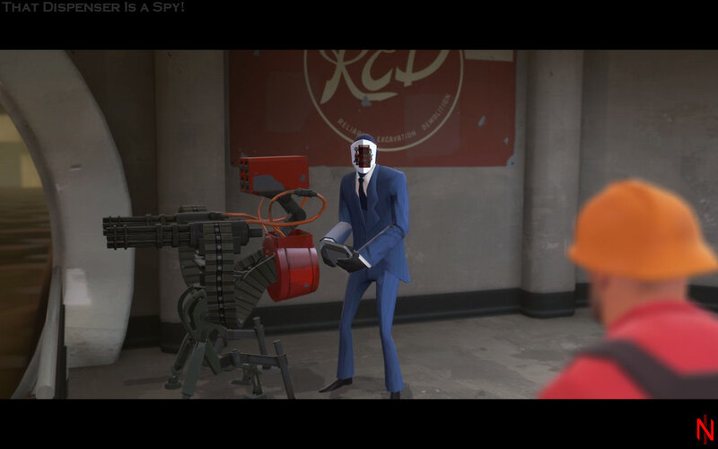 Spy with a dispenser