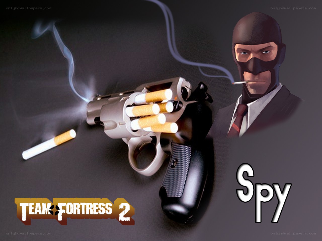 Spy with Cigarette Revolver