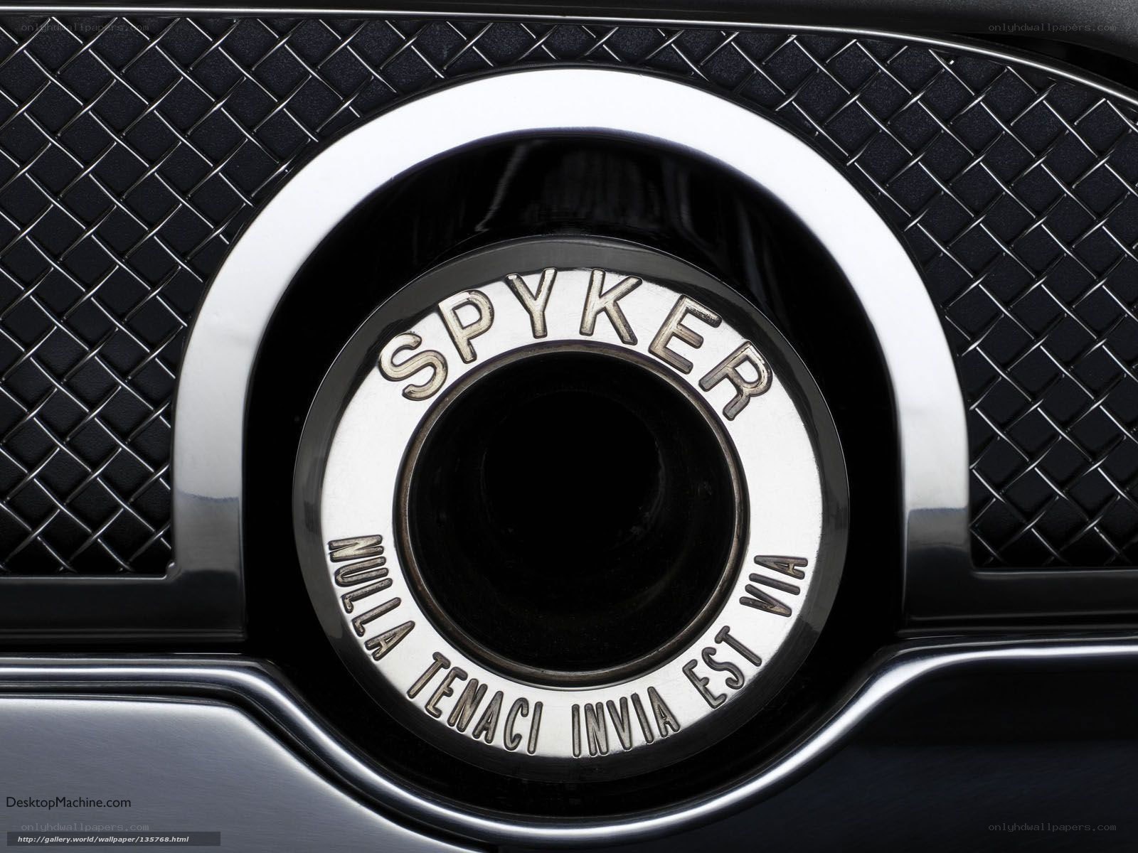 Spyker emblem on car grille