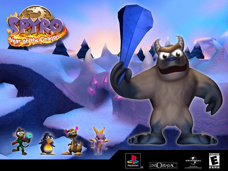 Spyro: Year of the Dragon artwork