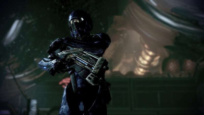 squad member in combat gear