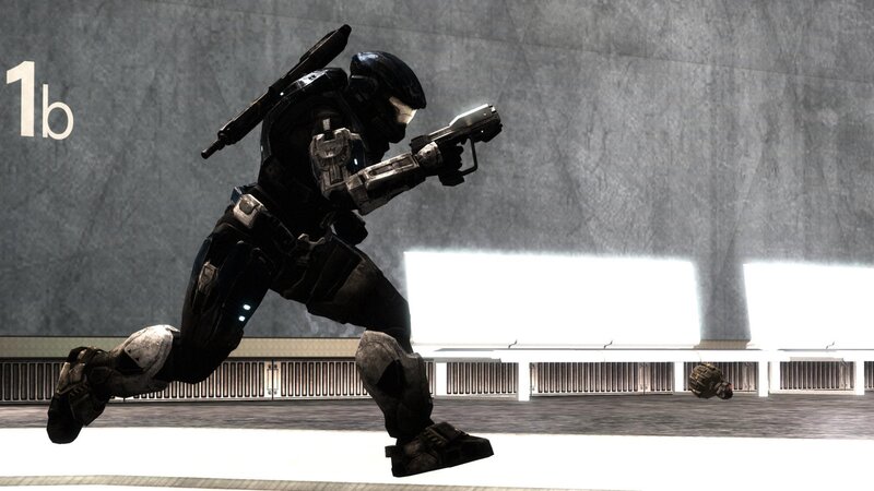 squad member in combat gear