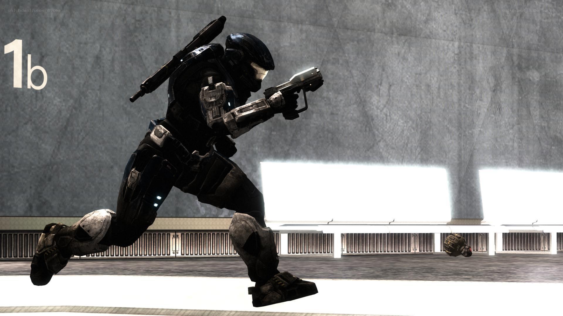 squad member in combat gear