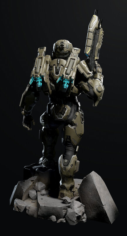 Squad of Soldiers — Gray, Dramatic, 3d Render, Soldier, Weapon
