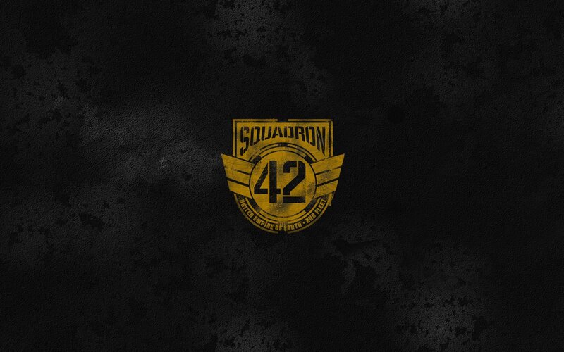 Squadron 42 Logo — Black, Dramatic