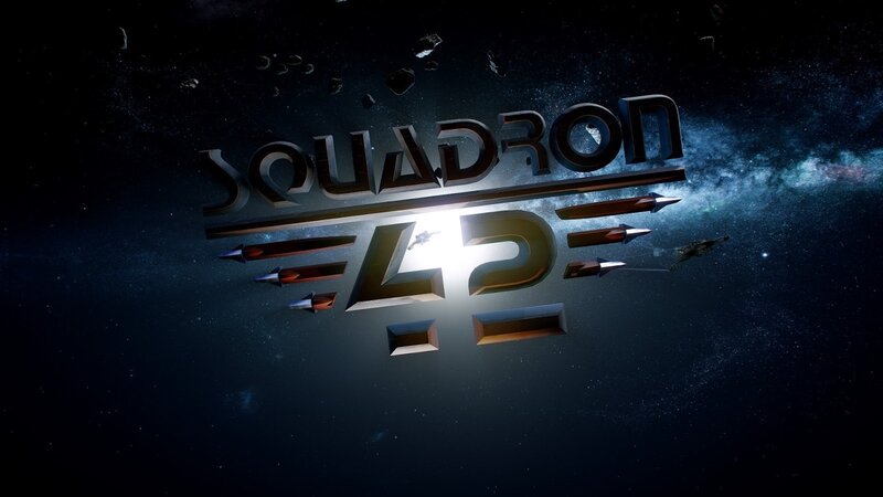 Squadron 42 Logo — Black
