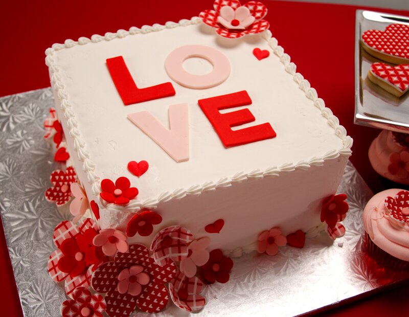 Square Love Cake