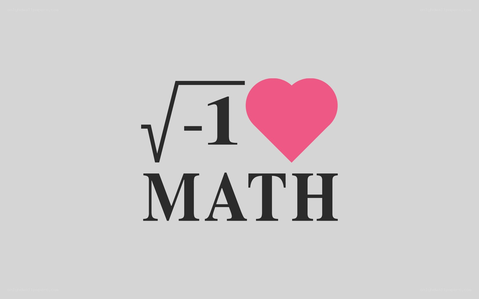 square root of negative one loves math