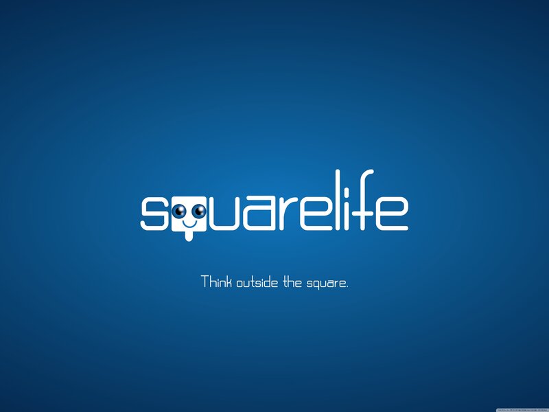 Squarelif logo on blue