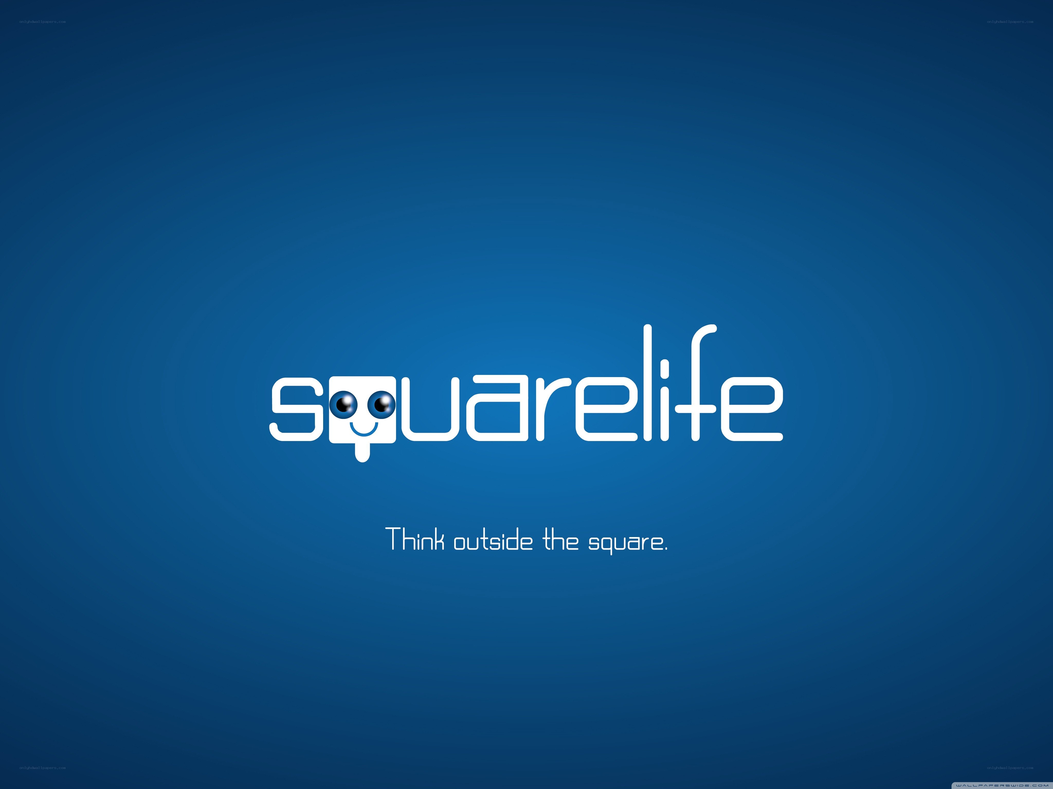 Squarelif logo on blue