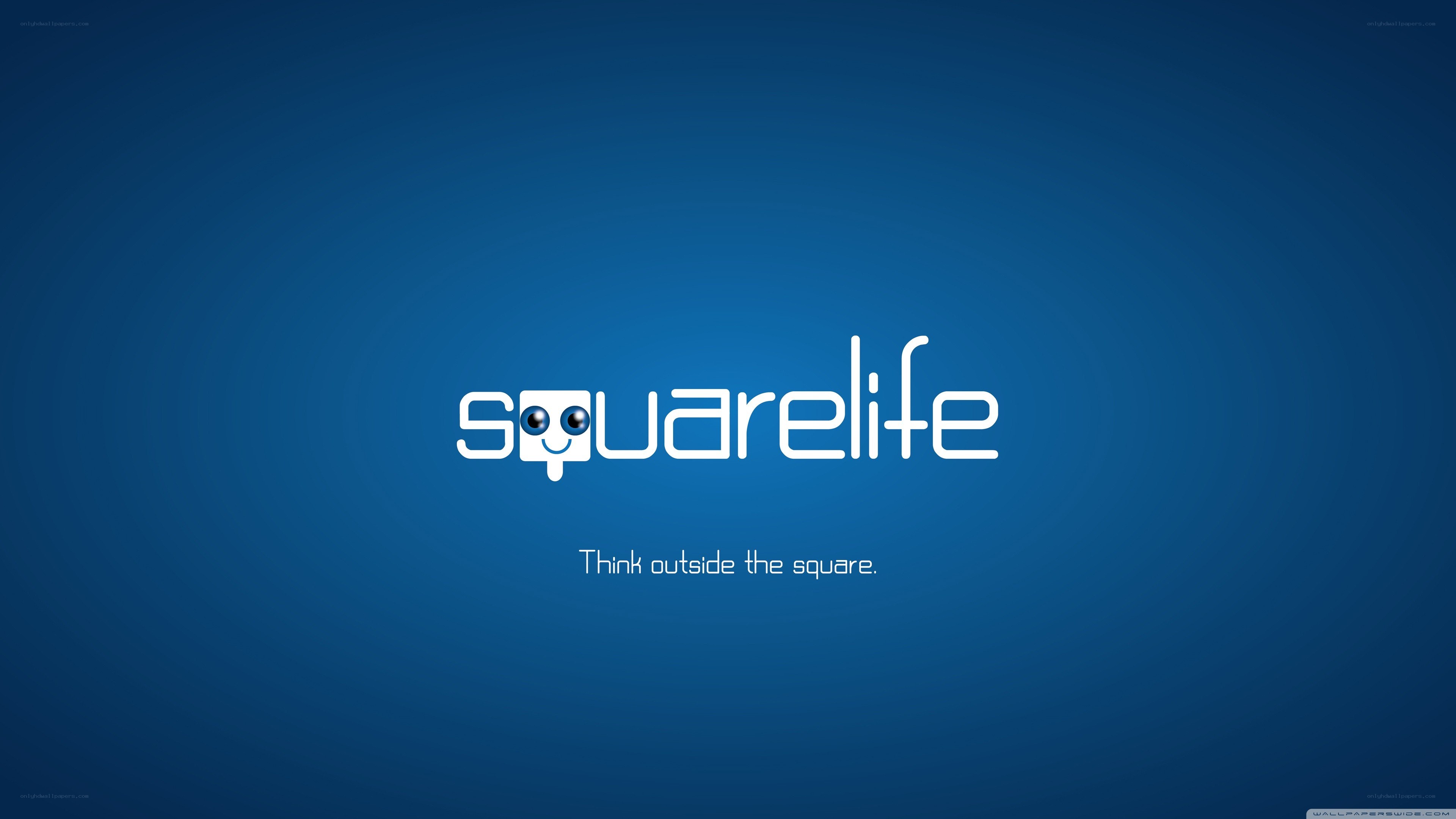Squarelif logo on blue