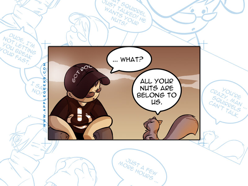 Squirrel Claims Nuts