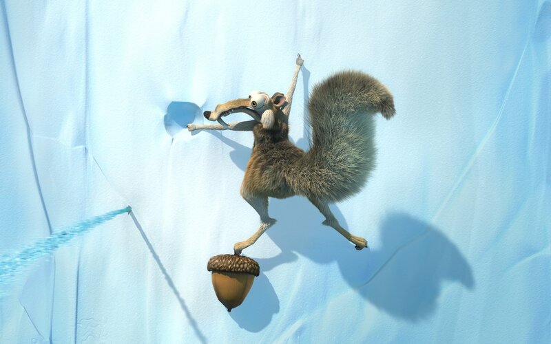 Squirrel Climbing Ice