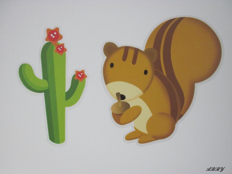 Squirrel Holding Acorn — Brown, Playful