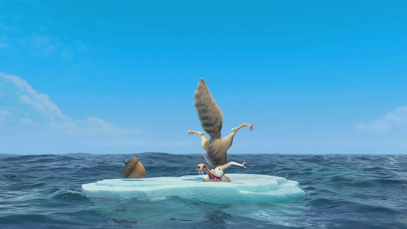 Squirrel on an ice floe