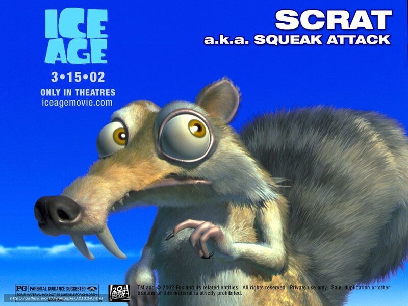 Squirrel with Large Eyes