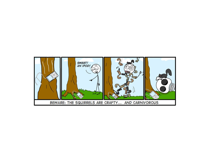 Squirrels and the iPod