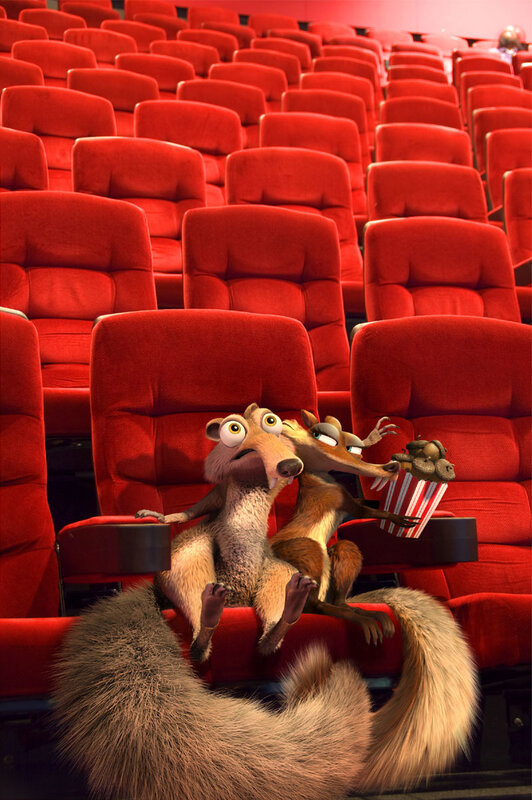 Squirrels at the movies