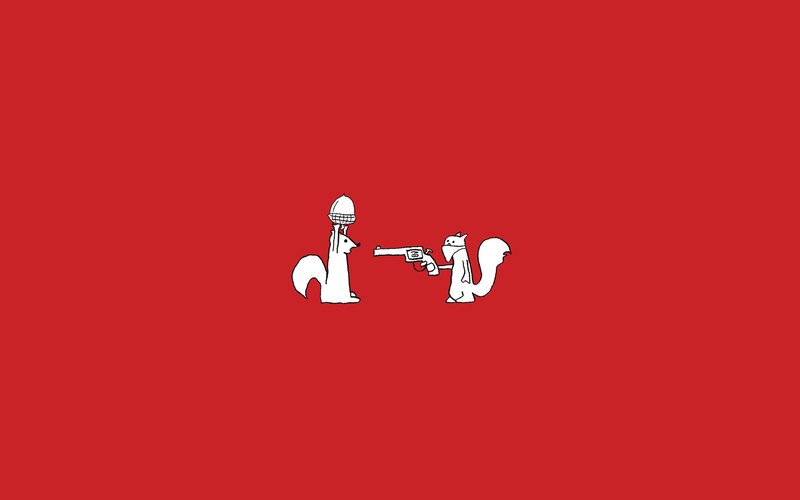 Squirrels with Gun