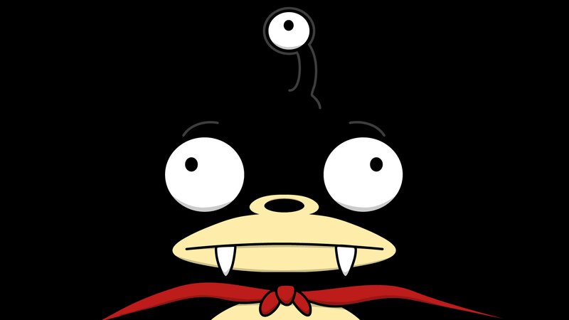 Squirtle Character — Black