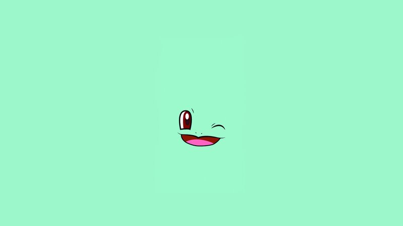 Squirtle Face — Green