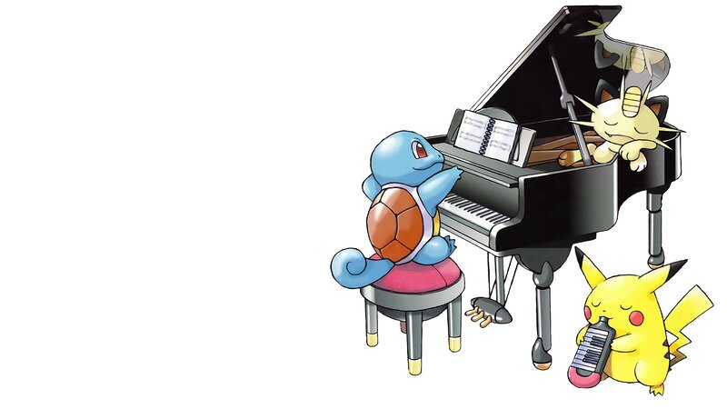 Squirtle Playing Piano