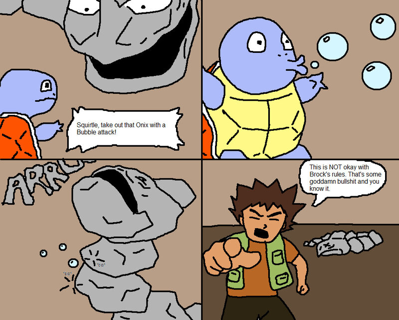 Squirtle vs Onix