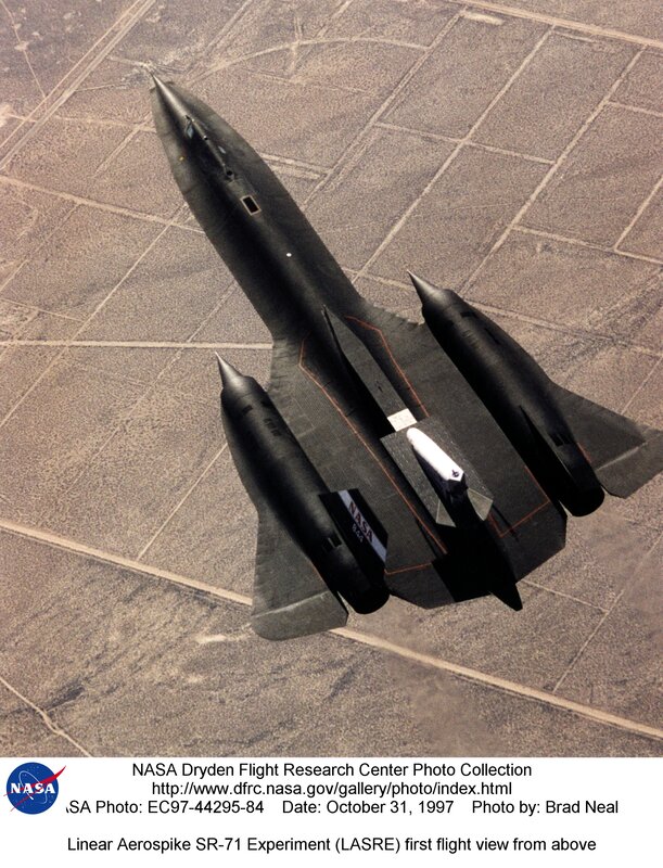SR-71 Blackbird Aircraft — Black, Dramatic