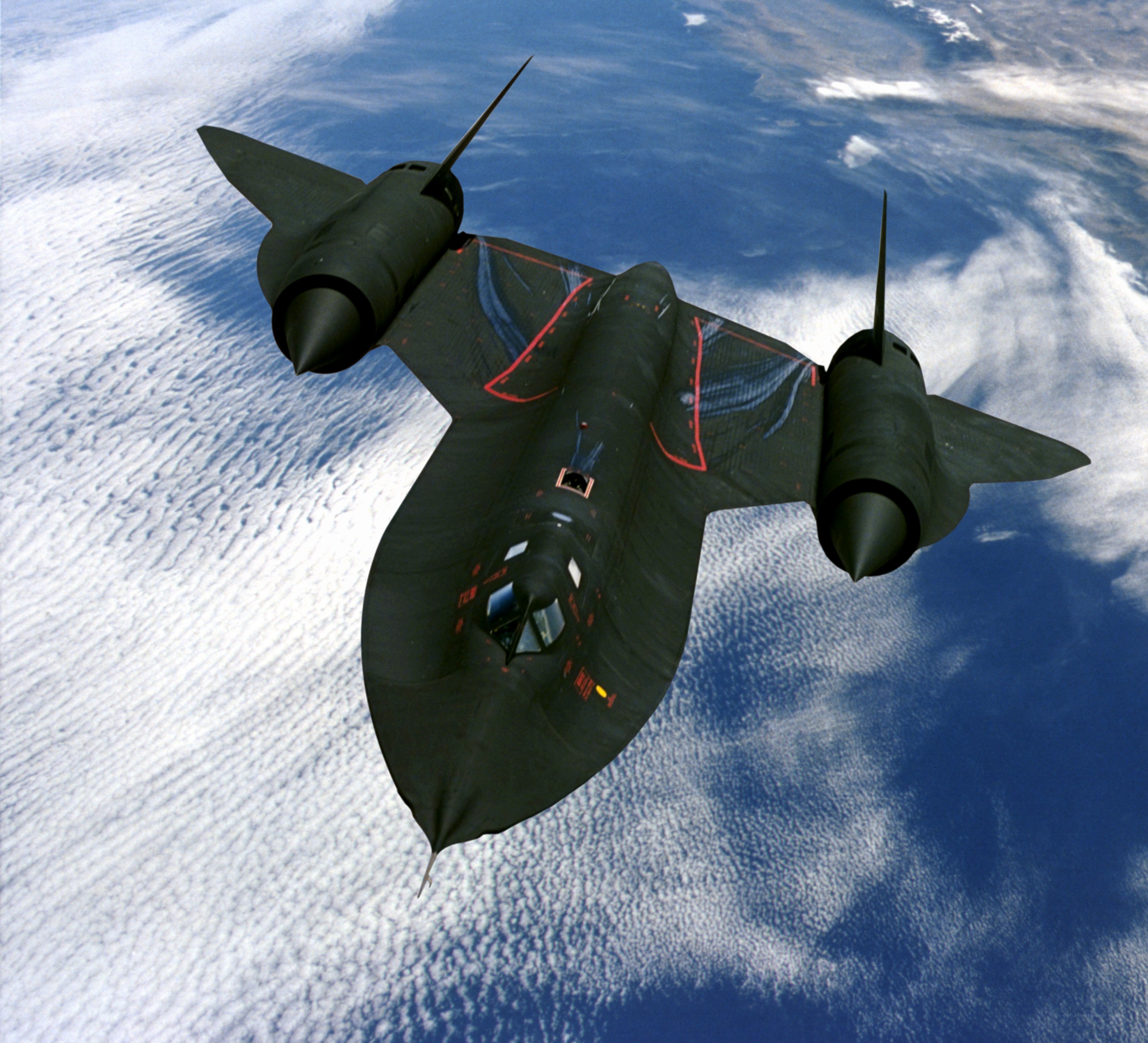 SR-71 Blackbird in flight