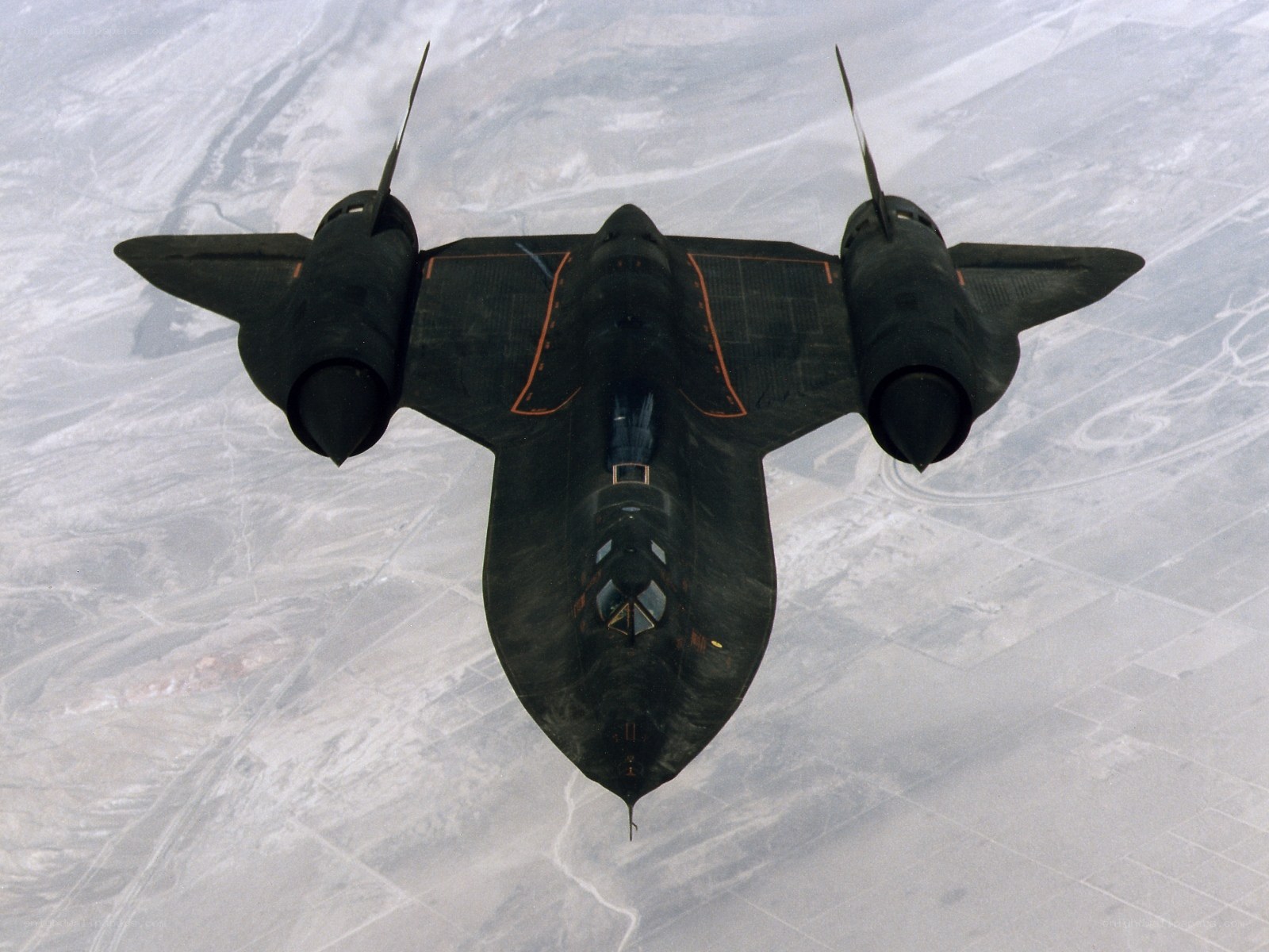 SR-71 Blackbird in flight