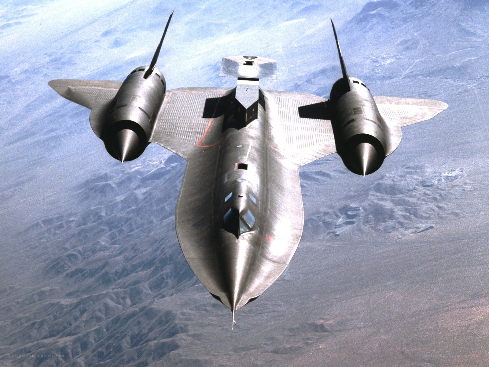 SR-71 Blackbird in flight
