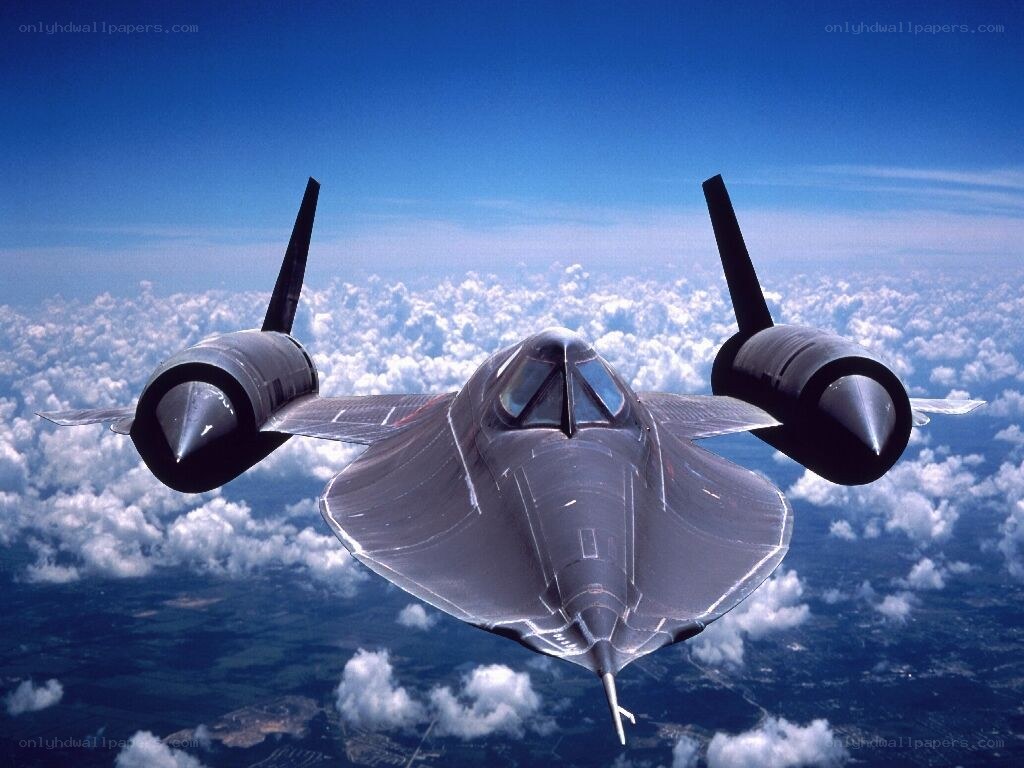 SR-71 Blackbird in flight