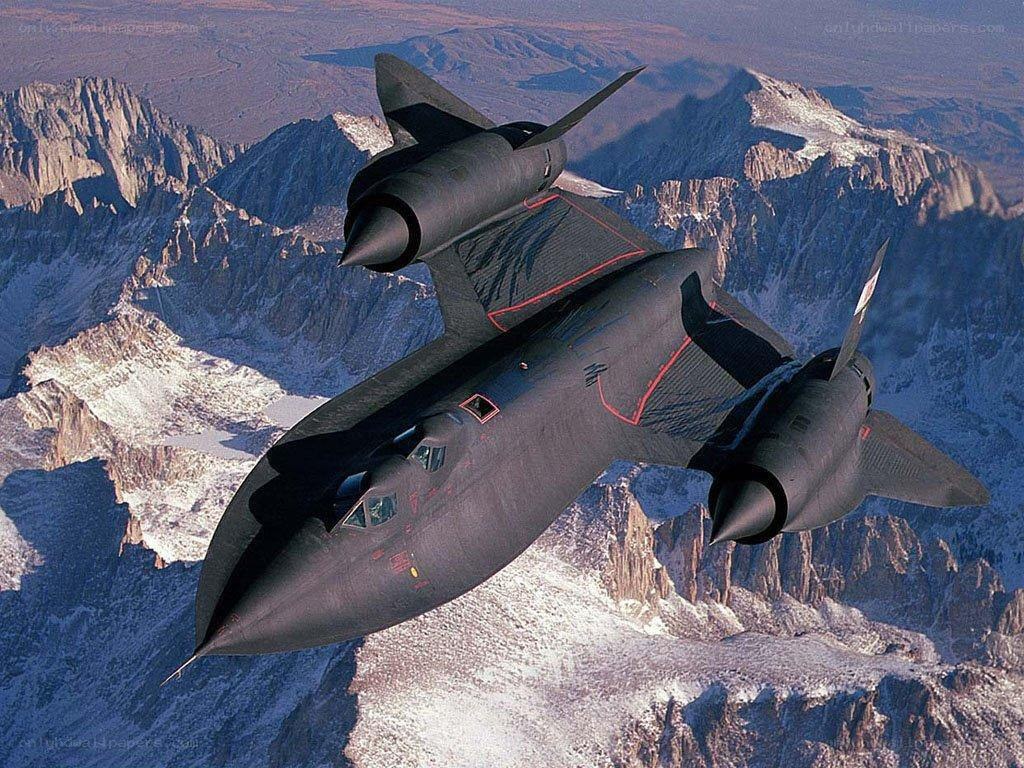 SR-71 Blackbird in flight