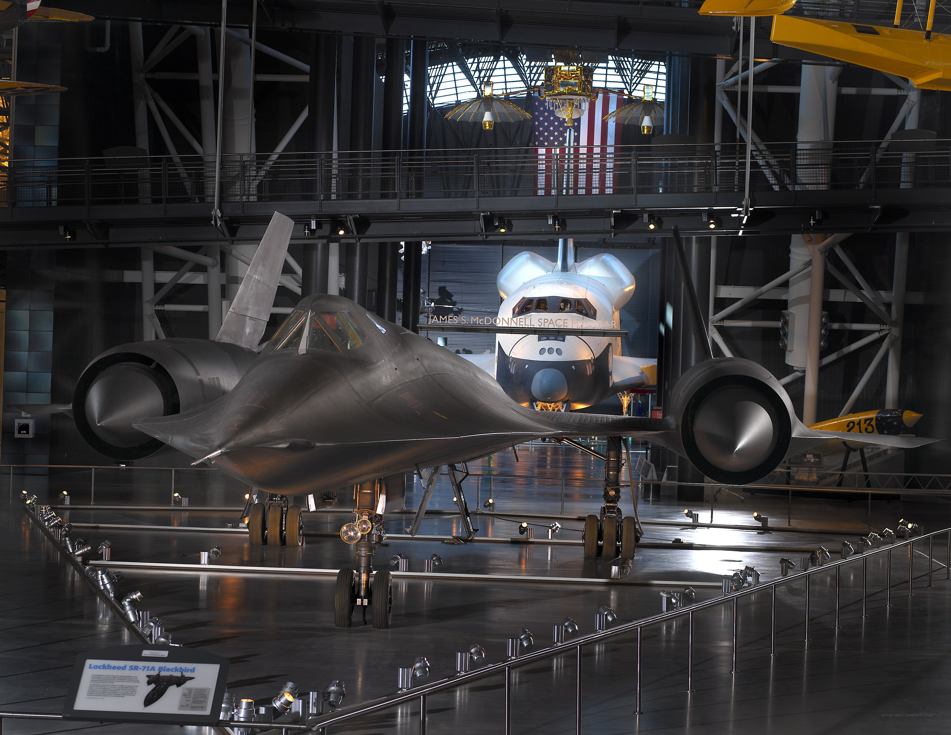 SR-71 Blackbird on display