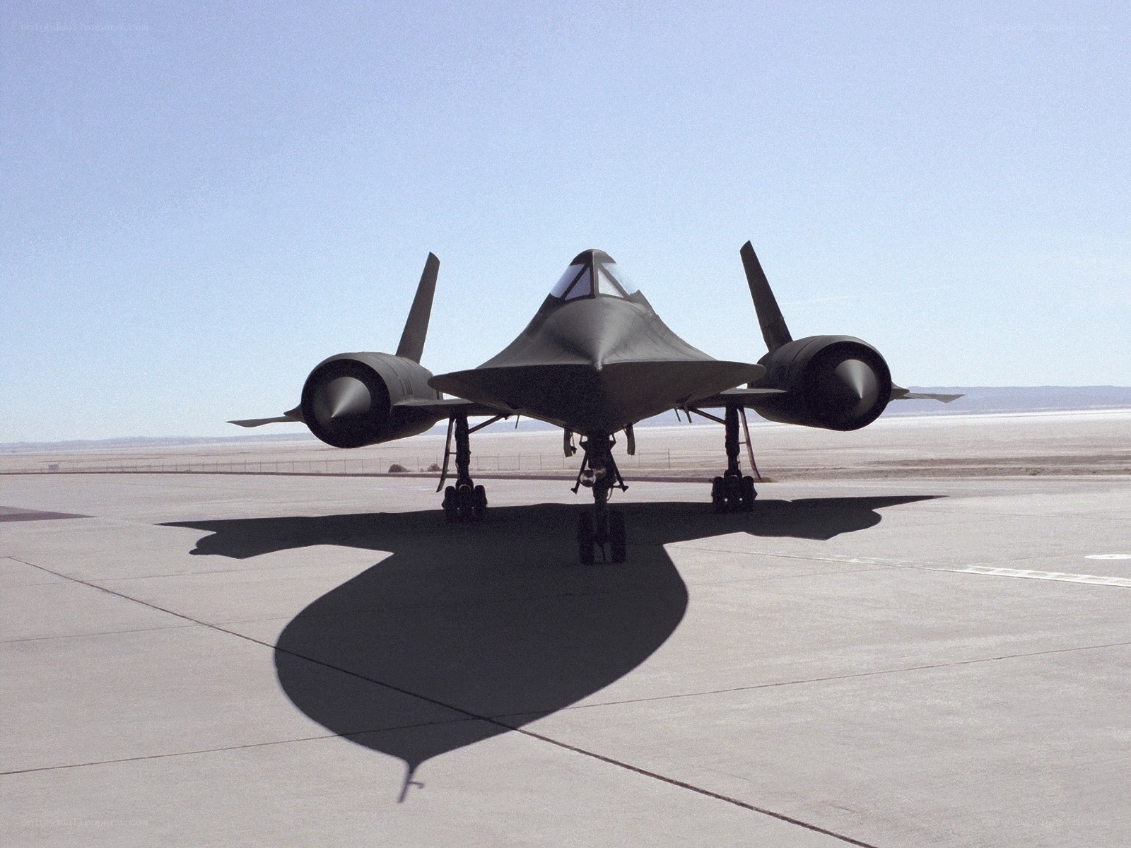 SR-71 Blackbird on tarmac