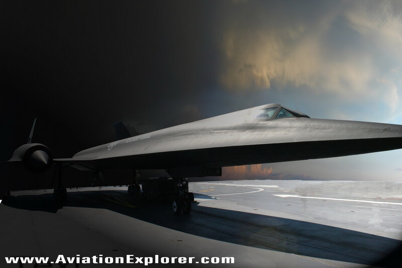SR-71 Blackbird on tarmac