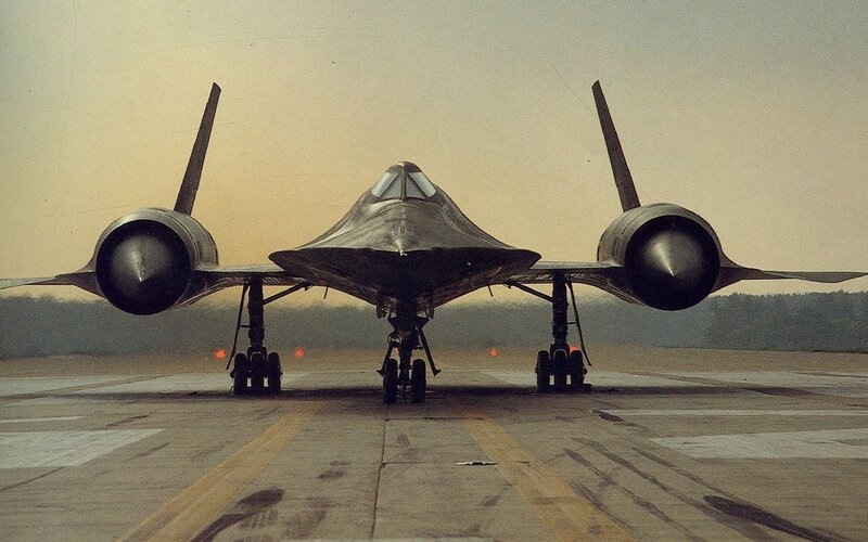 SR-71 Blackbird on the tarmac