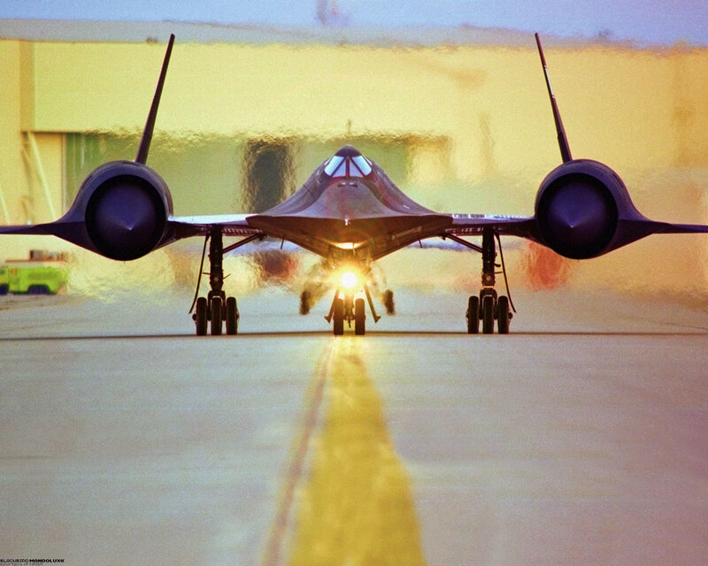 SR-71 Blackbird on the tarmac
