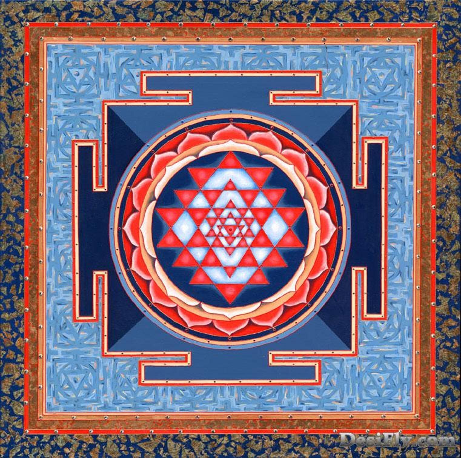 Sri Yantra Mandala Art